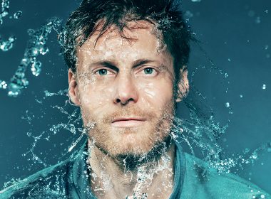 Image of a soaked Law Graduate