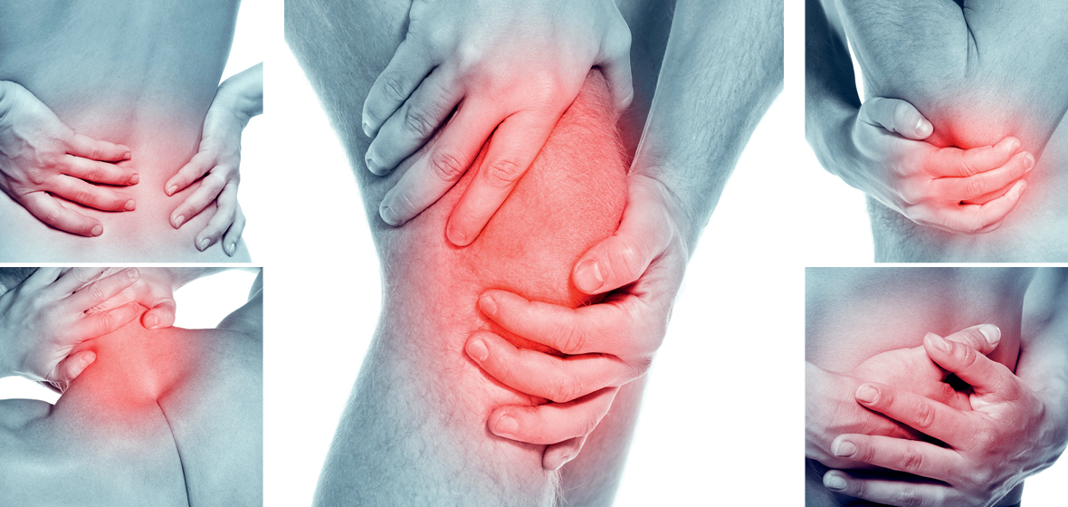 Parts of the body in paind