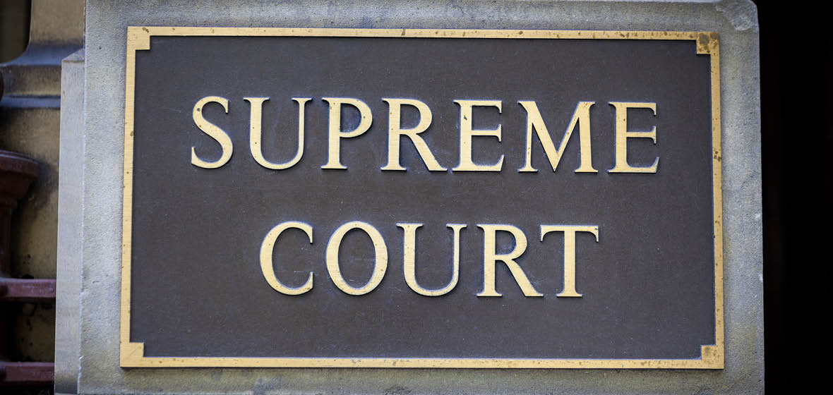 Supreme Court plaque
