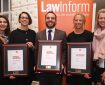 From left: Law Society Government Lawyers Segment Manager Ann-Marie Boumerhe, solicitors Jackie Finlay, Jeffrey Gabriel, Sarah Love and Law Society policy lawyer Nova Justen-Hoven.