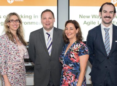 From left: Chris Savundra, Martina Ludvigova, Chris D’Aeth, Marina Chiovetti, Paul McLachlan, Ann-Marie Boumerhe.