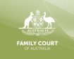 Australian coat of arms with text Family Court of Australia
