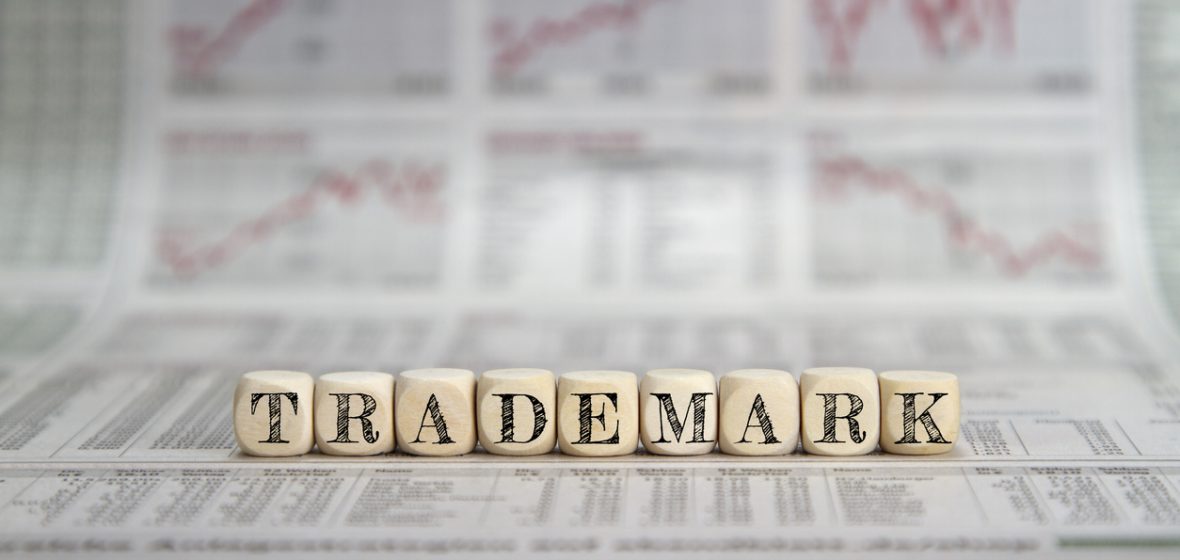 Trademark word on a business newspaper