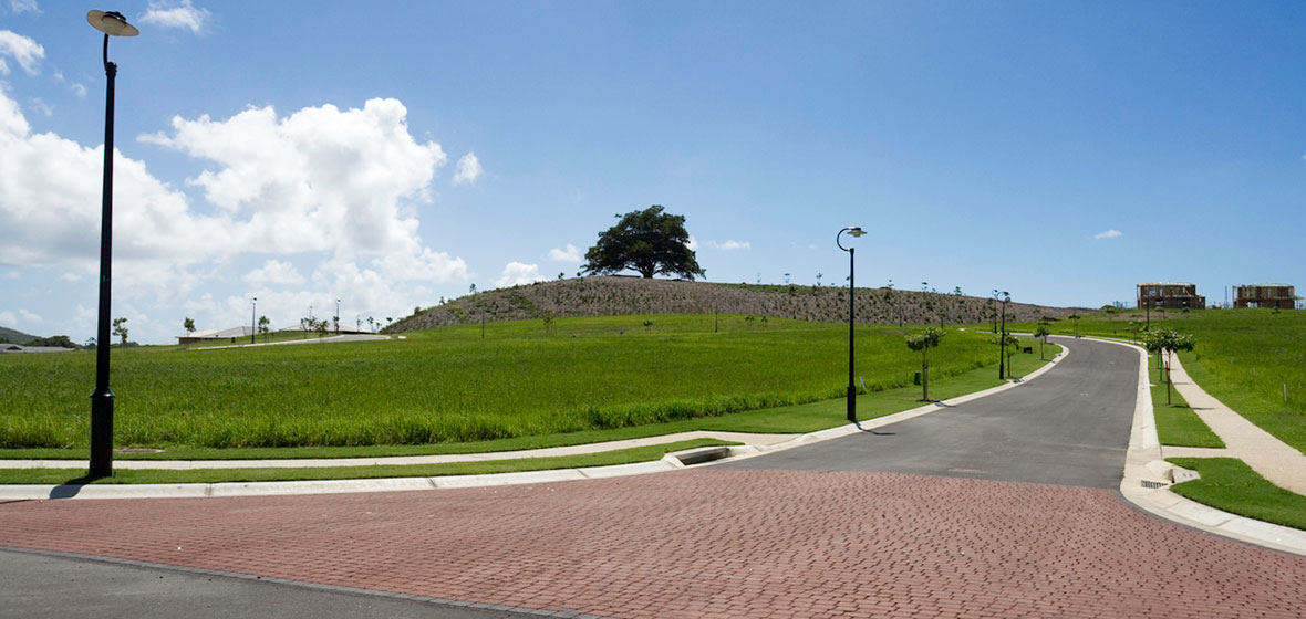 Blocks of land, ready for development