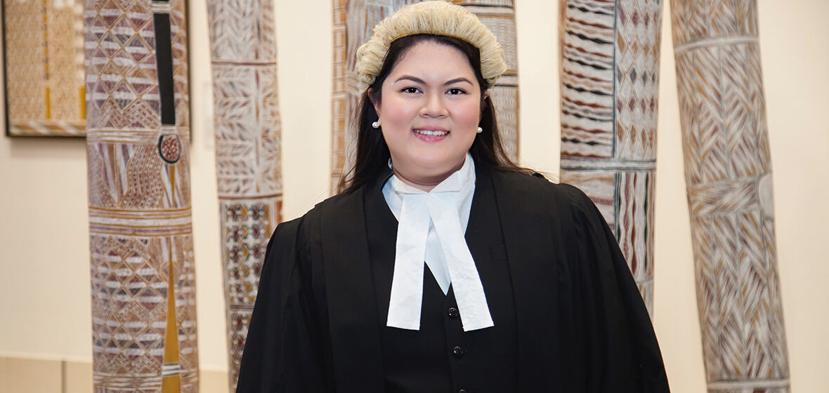 photo of Tenorio-Ramoso in her graduation robes