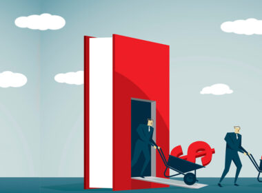 [image] drawing of people stealing contents of books to illustrate publishing law